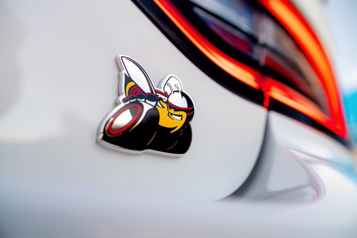 2020 Dodge Charger Scat Pack Widebody features Scat Pack Bee badge on the deck lid