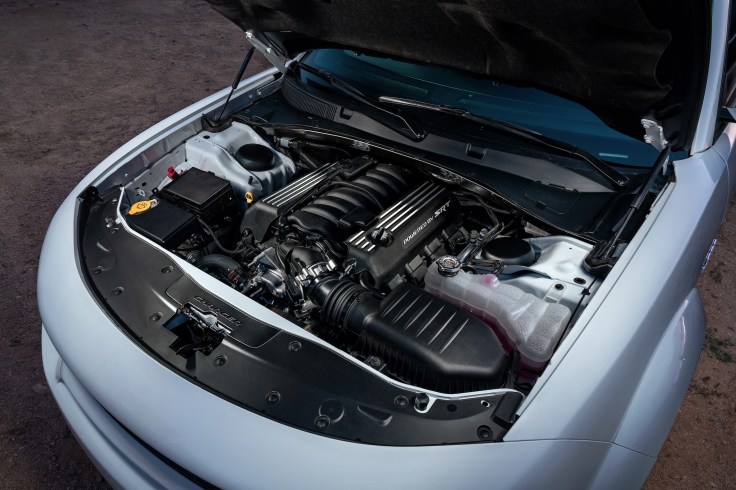 Powering the 2020 Dodge Charger Scat Pack Widebody is the naturally aspirated 392 cubic-inch HEMI® V-8 with best-in-class 485 horsepower